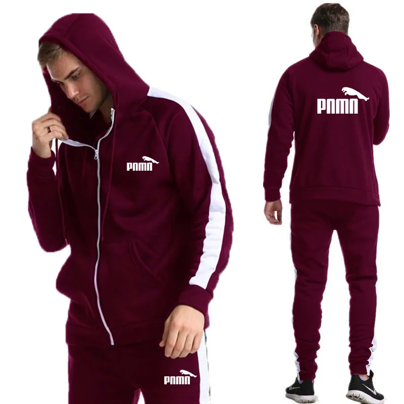 

Spring and Winter 2021 New Men's Hoodie Set Brand Sportswear Pullover Suit Hoodie + Sweatpants Jogging Men's Pullover 3XL Sport