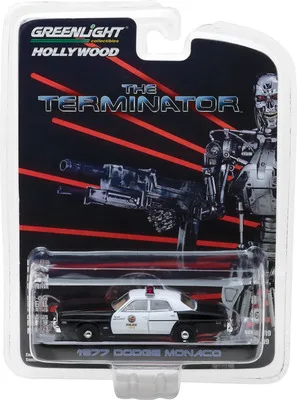 

Машинка GreenLight 1:64 1977 Terminator Hollywood, коллекция, металлическая модель, литой под давлением, модели автомобилей, игрушки