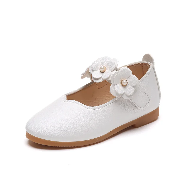 

2020 Baby Girl Shoes For 1-3 12 Years Toddler Shoes Children For Wedding Big Kids Leather Dress Fashion Flower Girls Party Shoes