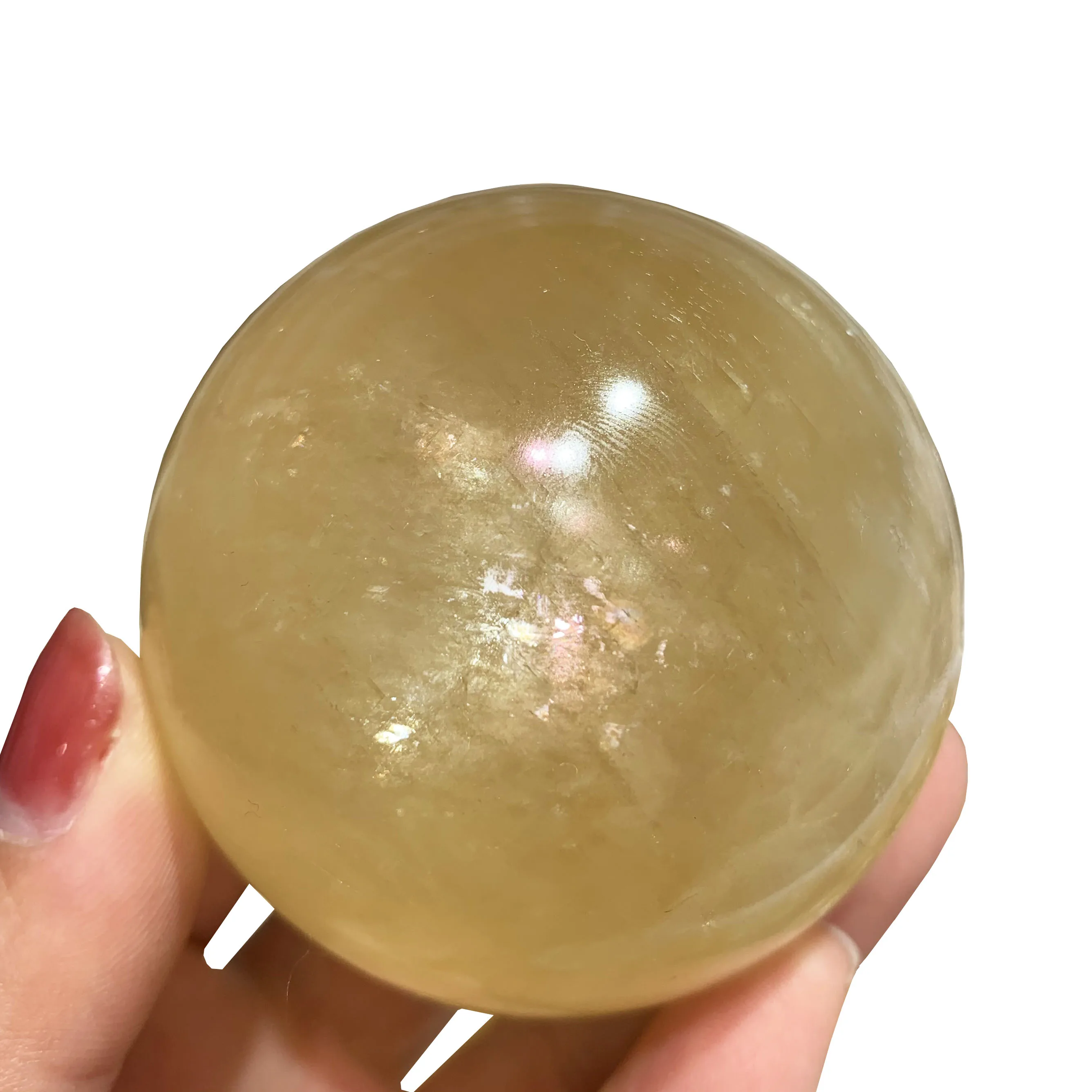 

Натуральный камень, искусственный шар, исцеляющее необработанное украшение, желтая кальцитная Сфера, аксессуары для украшения дома