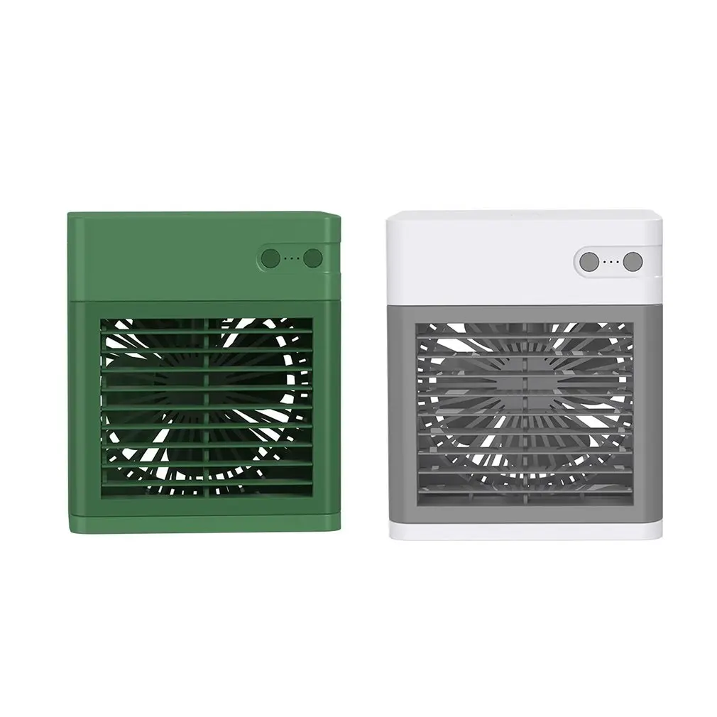 

USB Desk Mini Fan Portable Air Cooler Fan Air Conditioner Light Desktop Air Cooling Fan Humidifier Purifier For Office Bedroom