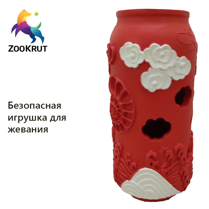 Прочная игрушка из резины для собак Под корм Для средних и крупных пород