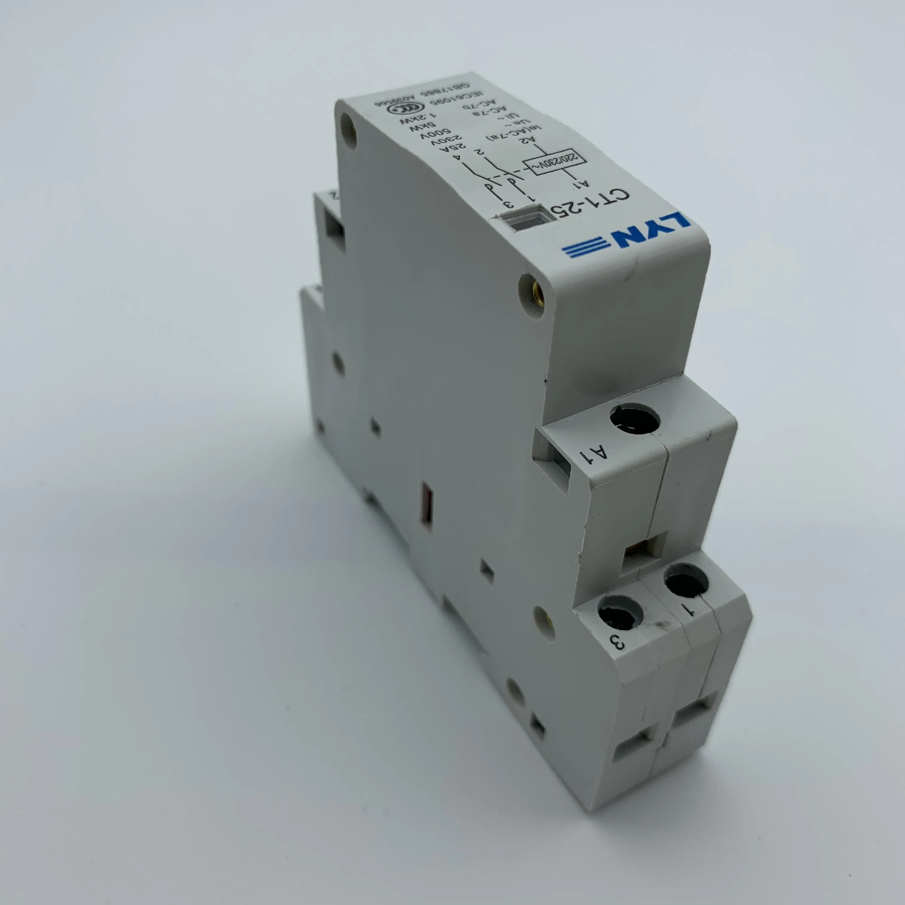 CT1 2P 16A 20A 25A 220В/230В 50/60 Гц din рейка бытовой ac модульный контактор 2NO 2NC или 1NO 1NC