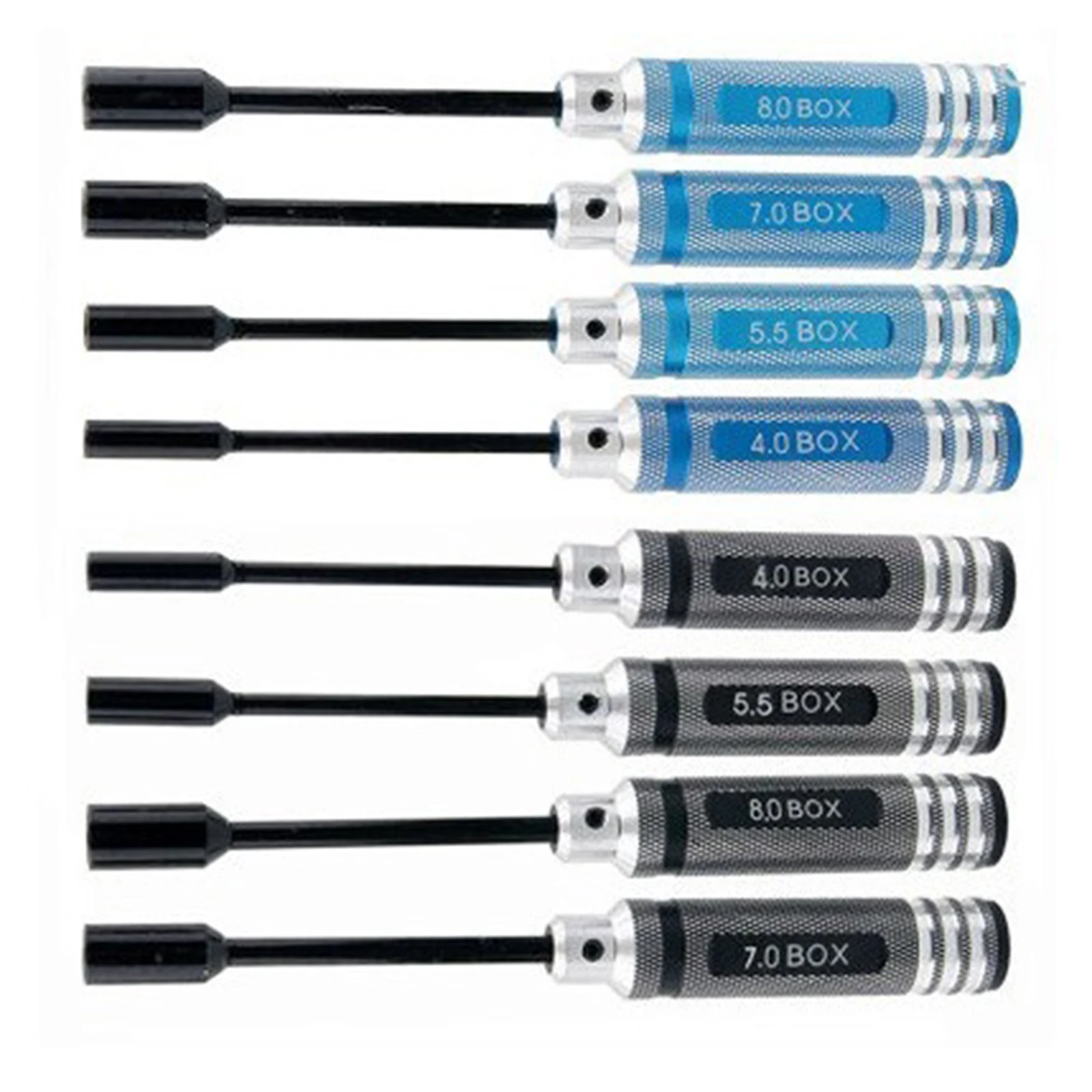 

4pcs Metal Hex Screw driver Tool Kit Set for RC Hobby Repair Hand Tools (4.0mm/5.5mm/7.0mm/8.0mm)