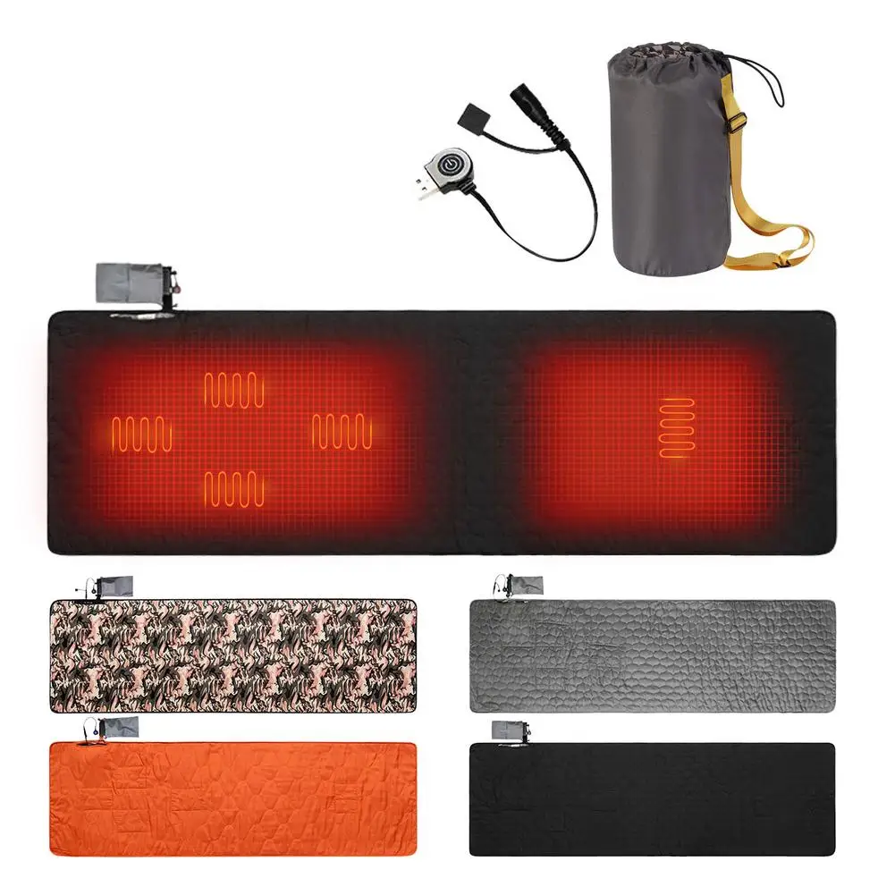 

198x61cm Electric Heated Blanket Winter Camping Sleeping Bag Heating Electric Blankets Mat Outdoor Indoor Bed Warm Heating Pad