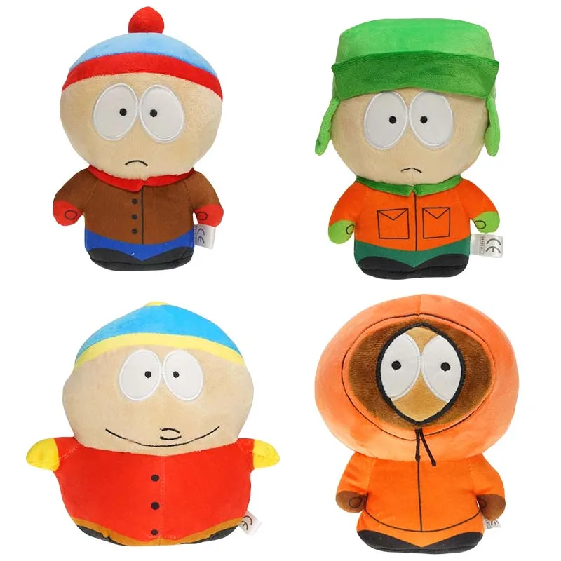 18 см ТВ плюшевая игрушка Южная парки милые Стэн Картман Кайл Кенни Мягкая кукла