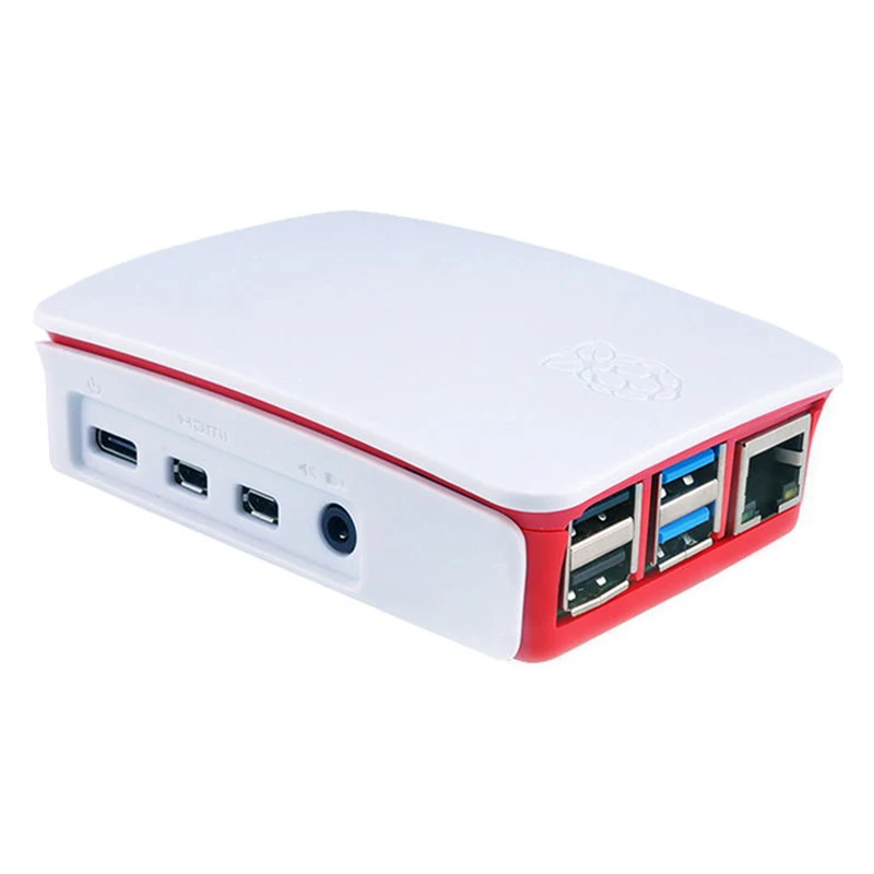 Raspberry Pi 4 Чехол бело-красный черный ABS чехол пластиковый защитный корпус Корпус для Raspberry Pi 4 Модель B Pi 4B
