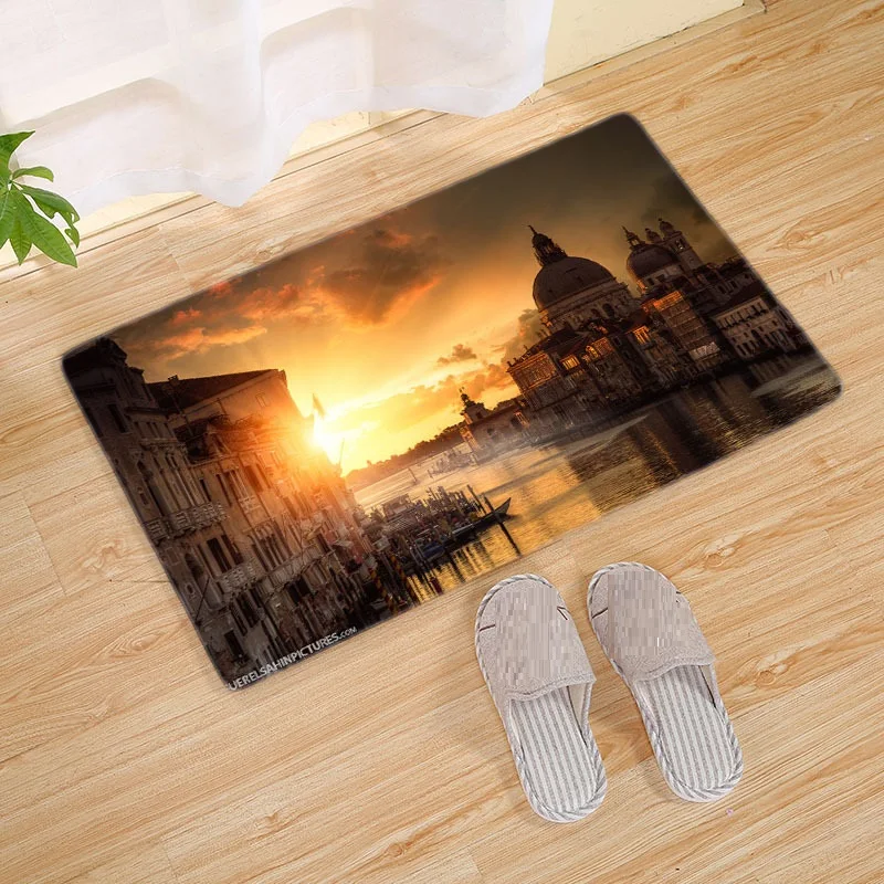 Живописный коврик для входной двери на море и пляже кухонные коврики дверей пола