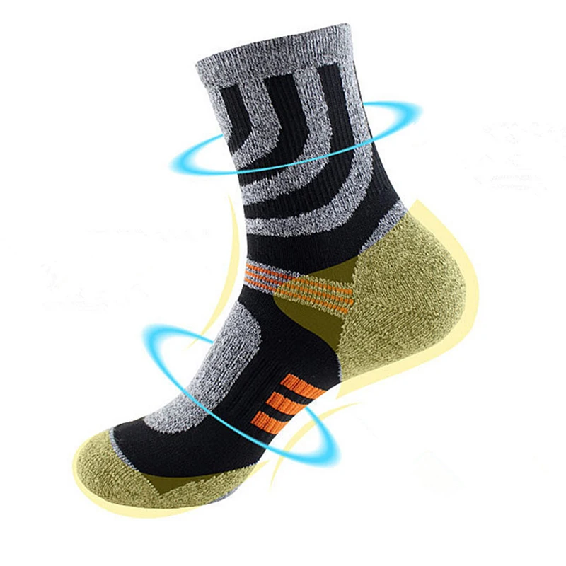 

LEOSOXS male socks 40-44size sports towel socks running thick outdoor hiking bike sweat absorption new store manager recommended