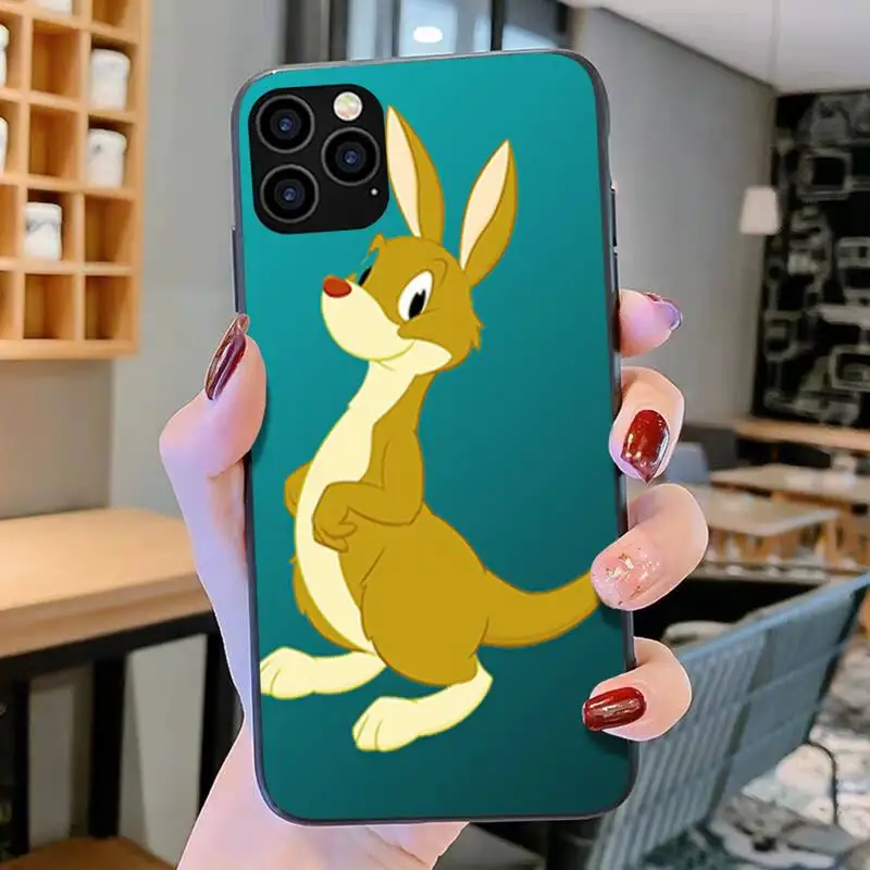 Милый чехол для телефона кенгуру iPhone 11 12 Pro mini pro XS MAX 8 7 6 6S Plus X 5S SE 2020 XR | Мобильные
