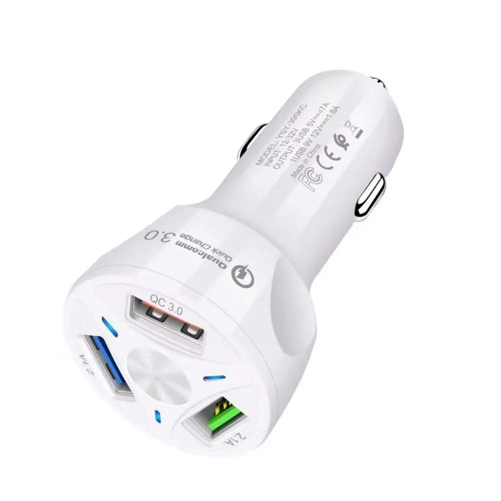 Автомобильное зарядное устройство 3A 3 USB 0 автомобильное быстрая зарядка