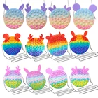 Большая игрушка на кончик пальца, пузырьковый кулон, новый кулон, популярный товар, игрушки для взрослых для декомпрессии, Детская антистрессовая поп ит