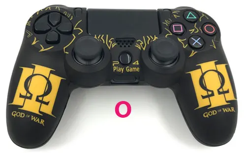 O Силиконовый гелевый мягкий резиновый защитный чехол для Playstation 4 dualshock 4 PS4 Pro Slim контроллер - Цвет: O