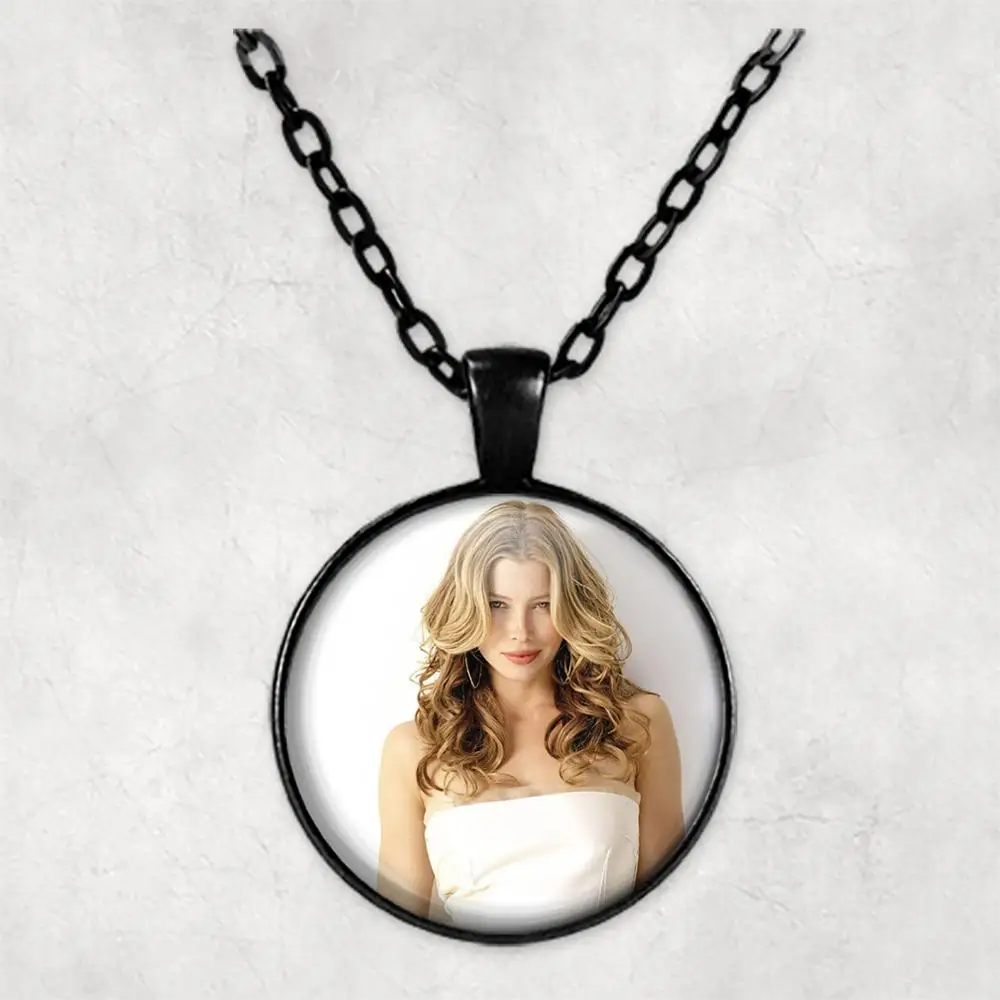 Джессика биэль персонализированные фото ожерелье ювелирные изделия с картинами