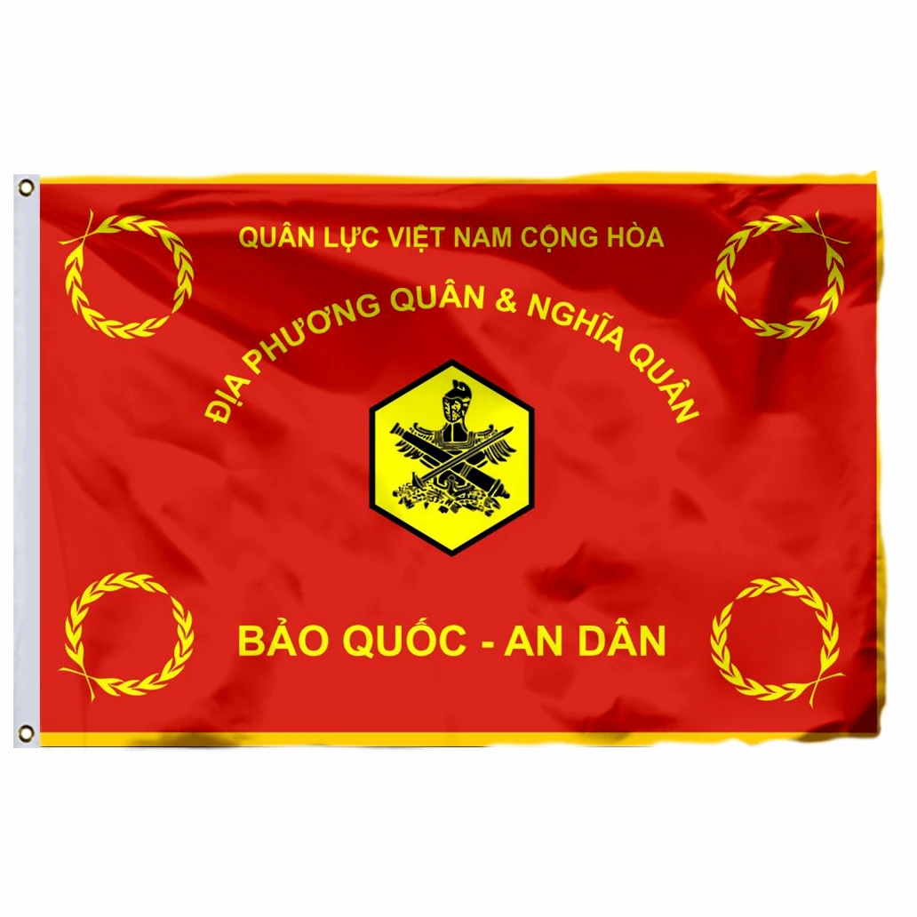 

Южновьетнамский флаг южновьетнамской милиции 90x150 см 3x5 футов баннер 100D полиэстер