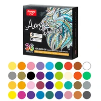 haile 36color dual tip acrylic pastel pen paint brush markers pensfor fabric canvas ceramics metal diy graffiti art stationery