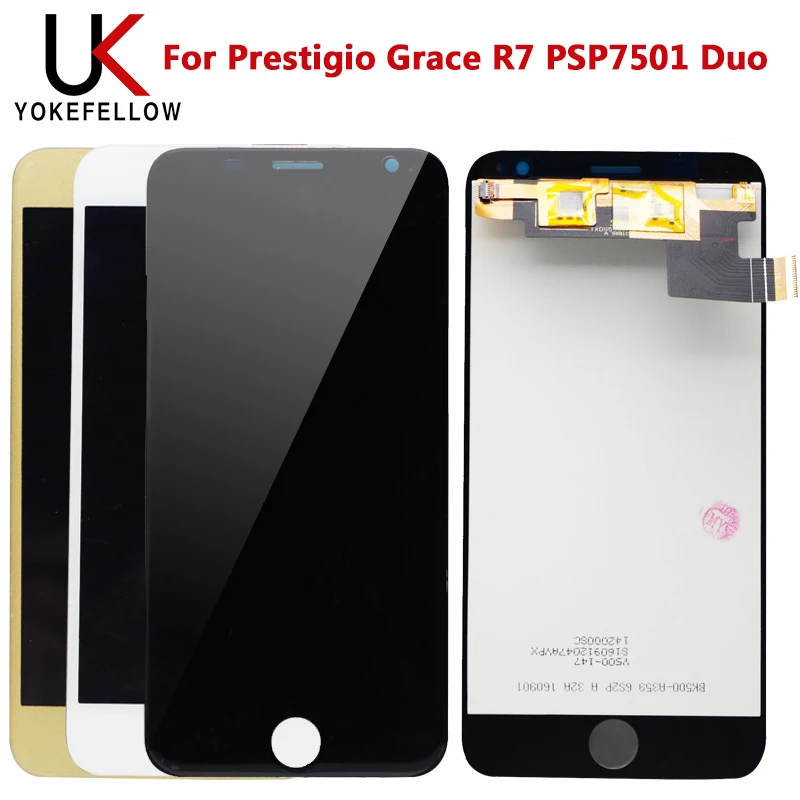 ЖК дисплей для Prestigio Grace R7 PSP7501 Duo дигитайзер экран с сенсорным экраном полная