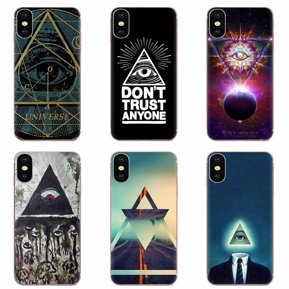 Pyramid Eye Symbol Illuminati Slim для LG G2 G3 G4 G5 G6 G7 K4 K7 K8 K10 K12 K40 Mini Plus Stylus ThinQ 2016 2017