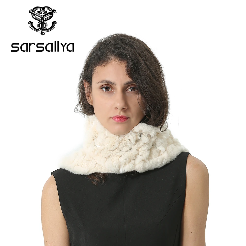 Женский шарф из натурального меха зимний модный кольцо для женщин теплые шарфы с