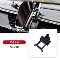 fashion car phone holder mount gps phone navigation bracket for audi a6l 2019 auto car phone holder bracket accessories interior