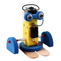 diy electric walking robot model kits kids school steam teaching students experiment toys science educational toys for children