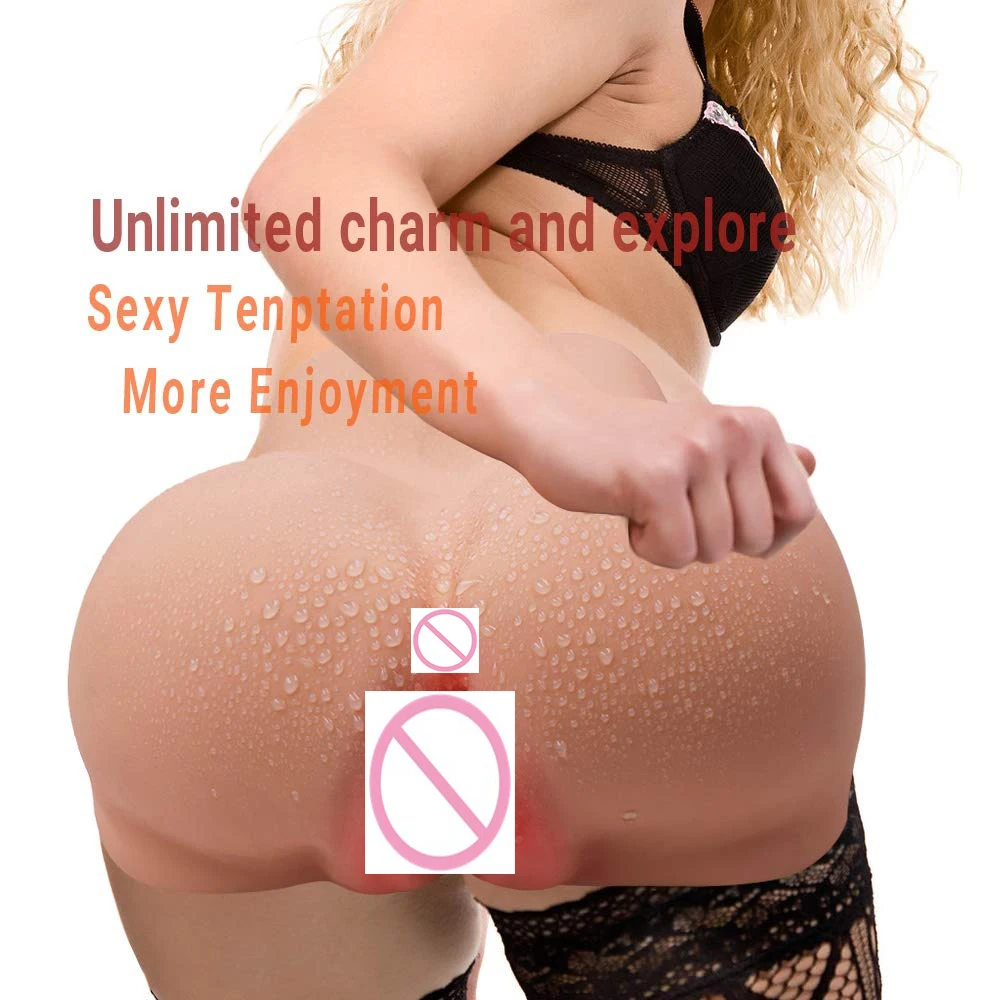 Силиконовая большая задница 3D секс кукла искусственная вагина настоящая киска