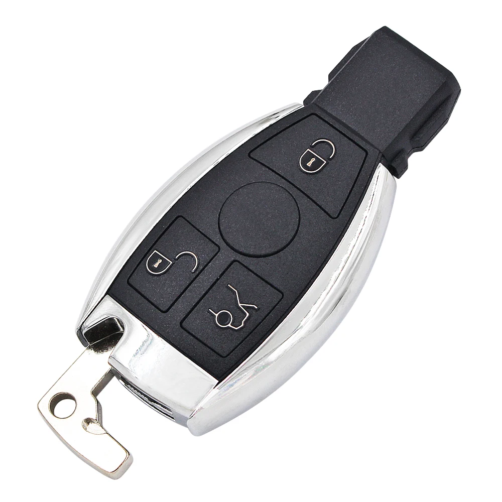 Корпус для ключа автомобиля Mercedes A B C E S класс W203 W204 W205 W210 W211 W212 W221 W222 3 кнопки |