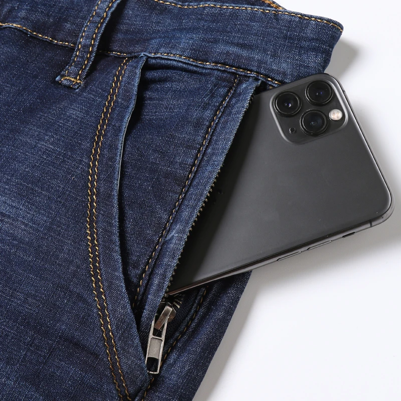 

2021 summer denim shorts Men's casual five-point pants breathable thin summer large size pants Plus size 42 44 46 48