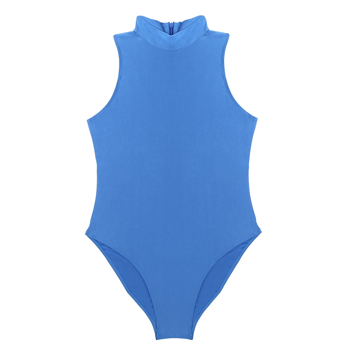 Женское Спортивное Боди без рукавов эластичное однотонное танцевальное боди для