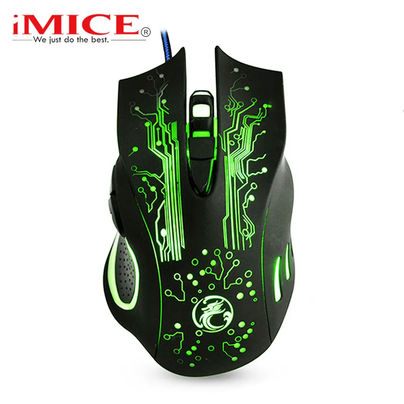 Проводная игровая мышь RGB компьютерная геймер USB эргономичная Mause PC Бесшумная 7