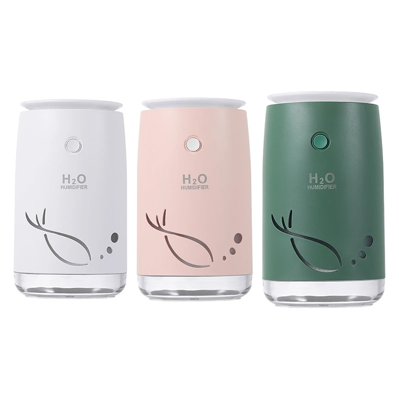 

310ML USB Personal Desktop Air Humidifier Super Quiet Ultrasonic Mist Maker For Car Office Room Bedroom