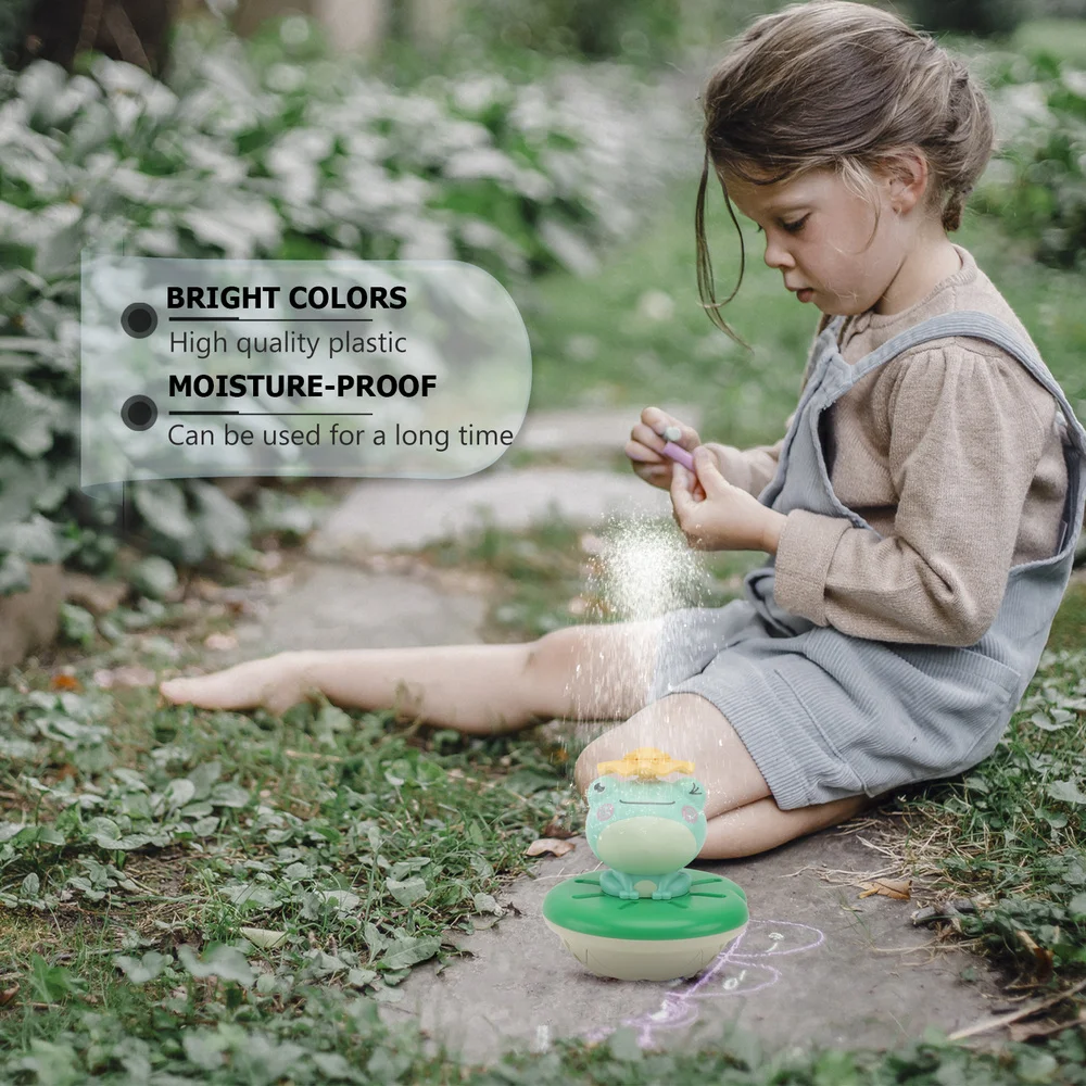 

1 Set Adorable Baby Bathroom Water Spray Bathtub Electric Bath (Green)