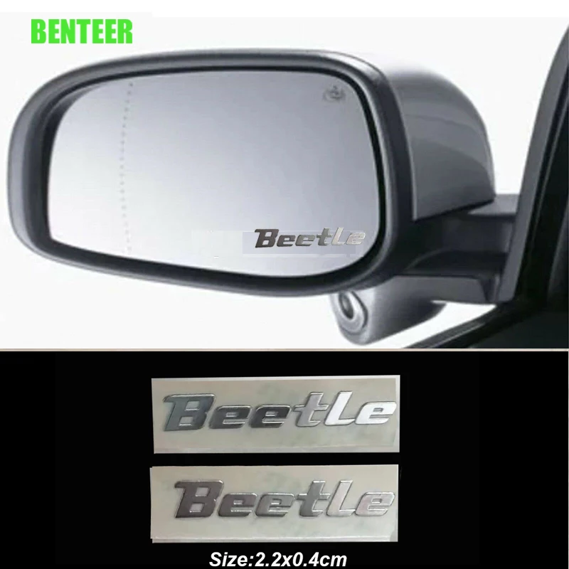 

2pcs Stainless Steel Car Sticker For Volkswagen Beetle