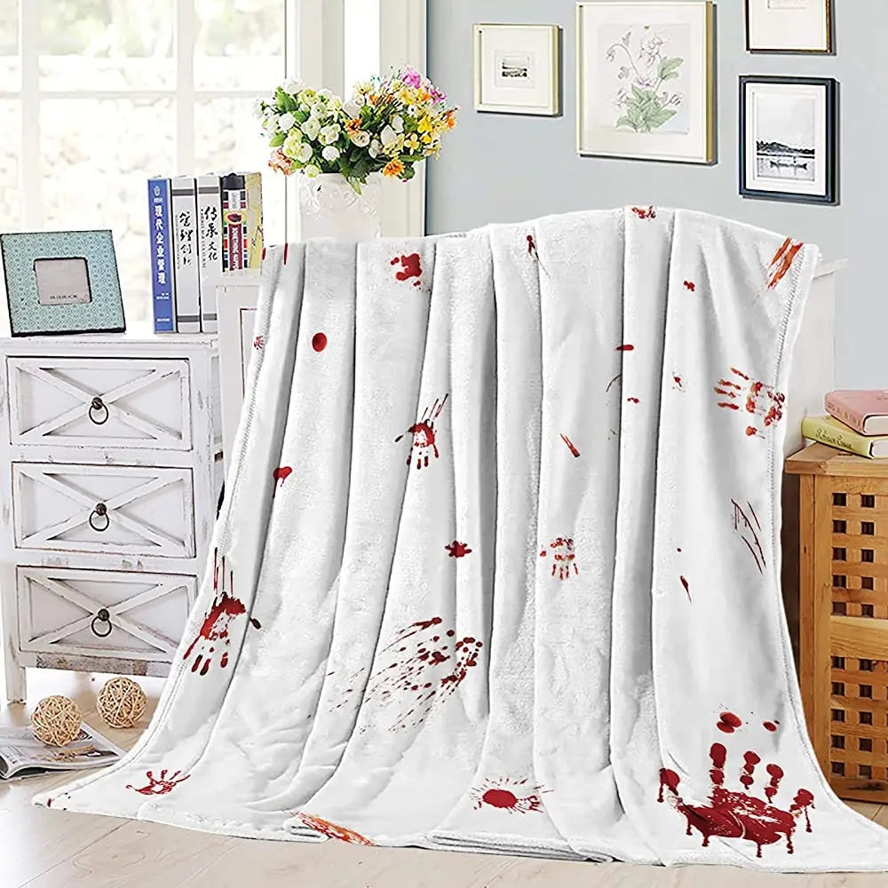 

Фланелевое флисовое покрывало Sailground для Хэллоуина, легкое удобное одеяло для детской кровати