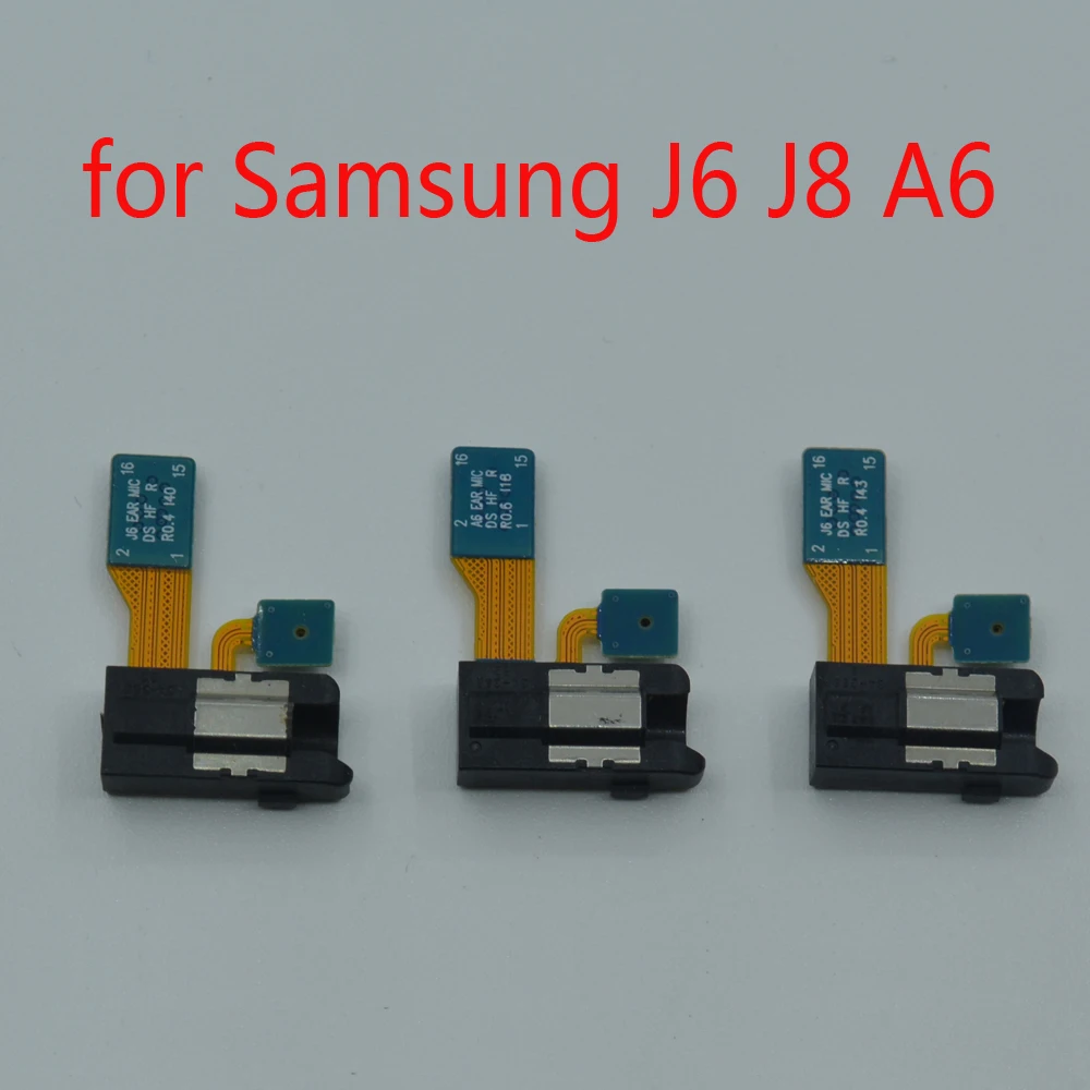 Шлейф для наушников с микрофоном Samsung J6 J8 A6 Plus 2018 J600 J810 A600 A605|Шлейфы мобильных