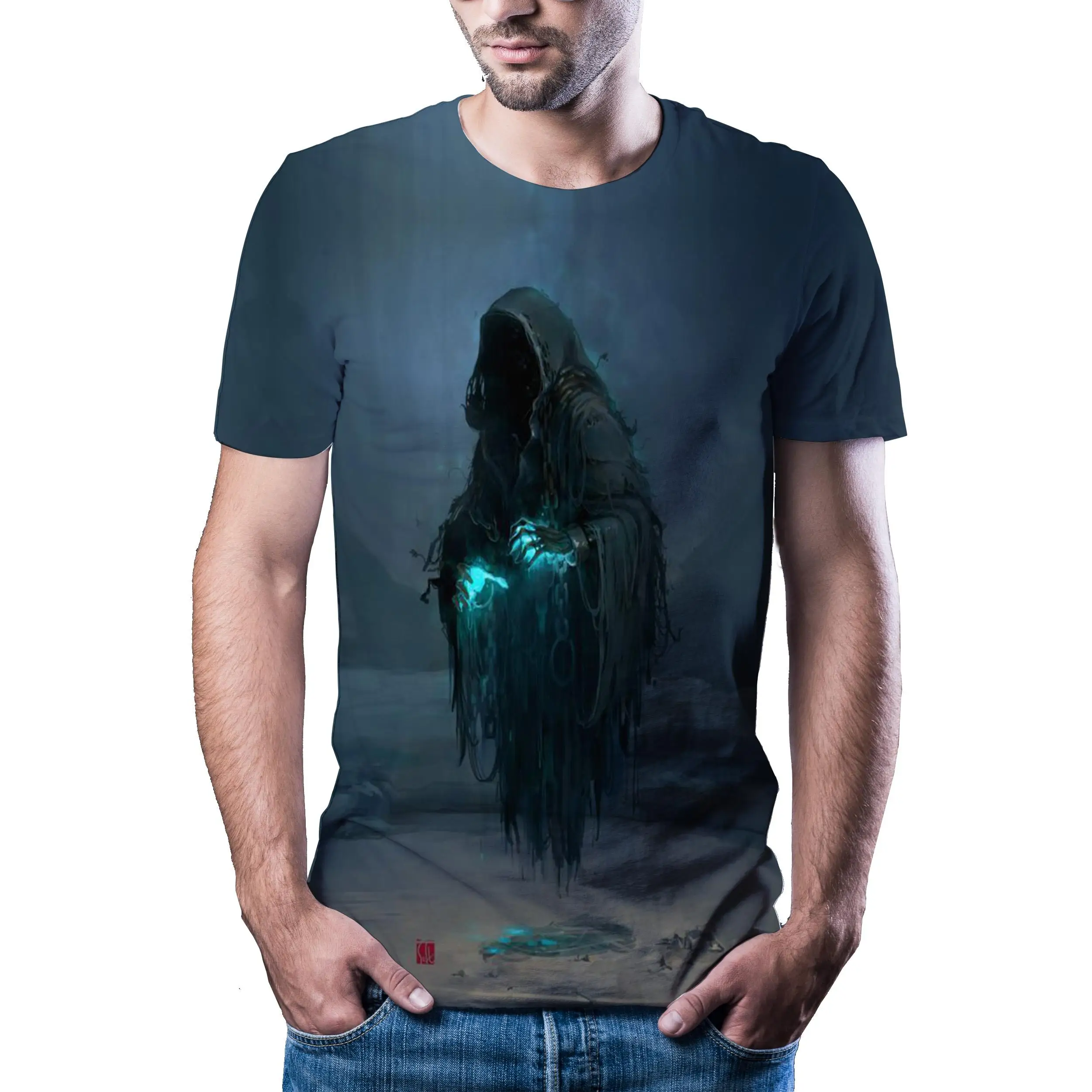

New T-shirt men's high-quality men's T-shirt short-sleeved explosion 3D printed men's T-shirt fashion handsome T-shirt