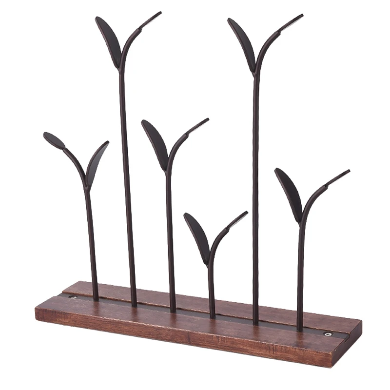 

Earring Storage Jewelry Display Stand Iron Display Stand Home Organizer Key Holder Home Entrance Decoration