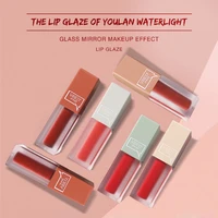 1pc hot lips makeup 6 colors liquid lipstick mirror surface scrub lasting moisturizing non stick cup lip gloss