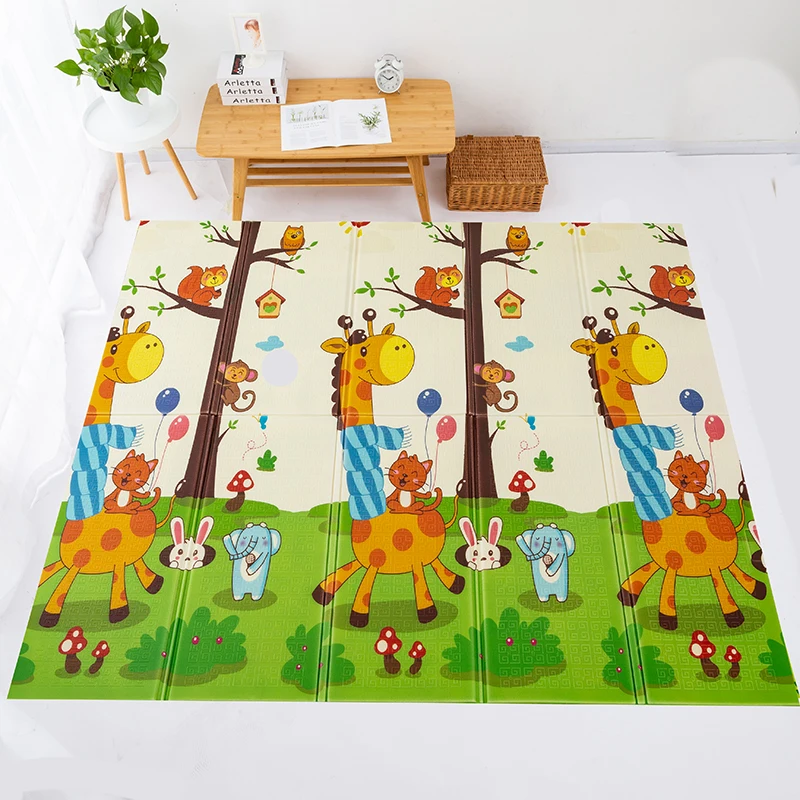 Foldable Baby Play Mat Educational Playmats Puzzle Toys for Kids Children Carpet Climbing Pad Rug Activity Game Toy Soft Floor | Игрушки и