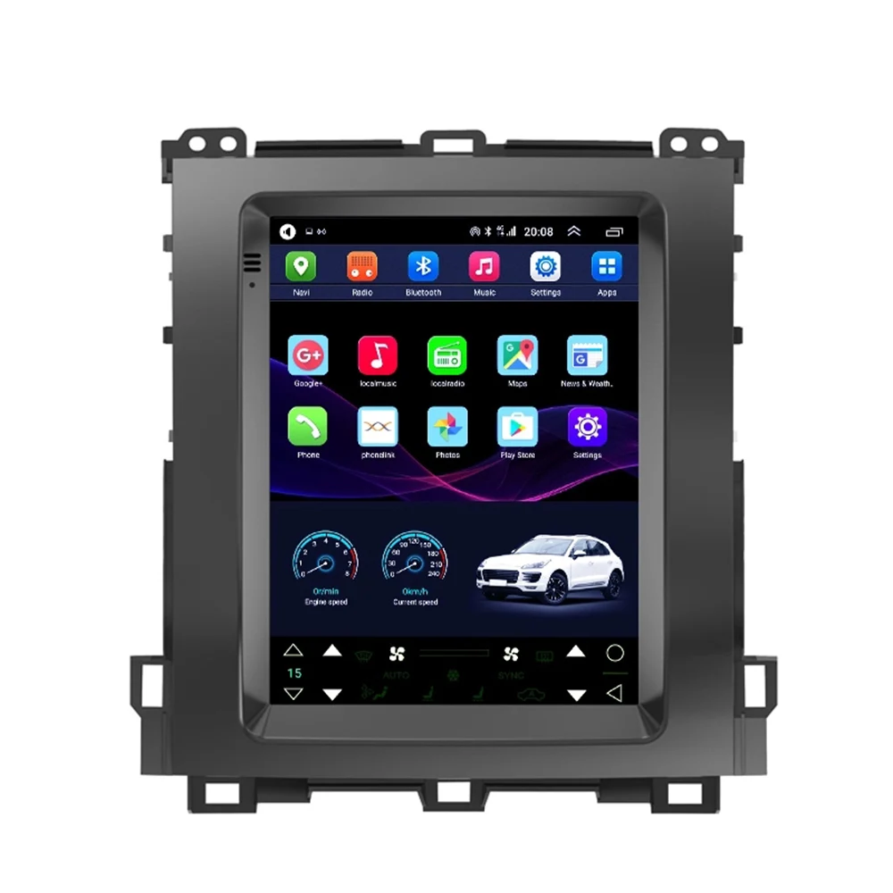 9 7 &quotTesla стиль экран Android 10 GPS Landcruiser автомобильное радио для Toyota Prado автомобильная