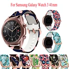 Ремешок силиконовый для Samsung Galaxy Watch 3 41 ммwatch 3 41 мм, спортивный смарт-браслет для galaxy Watch 2 42 мм, 20 мм