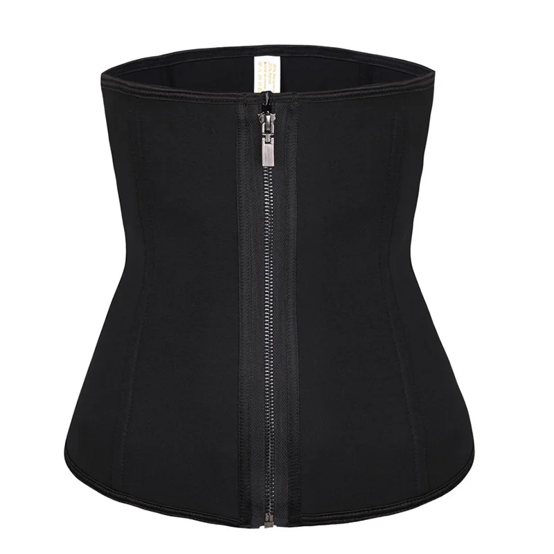 XS/6XL Hot Selling Waist Trainer Reinforced Neoprene Zip Inner Breasted Waist Closure Corset Women Body Shaping Cloth