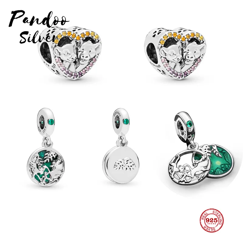 Модная подвеска Стерлинговое Серебро оригинал 1:1 копии король льва Симба и