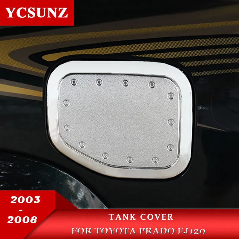 Хромированная Крышка бака автомобильные аксессуары крышка топливного для Toyota Land