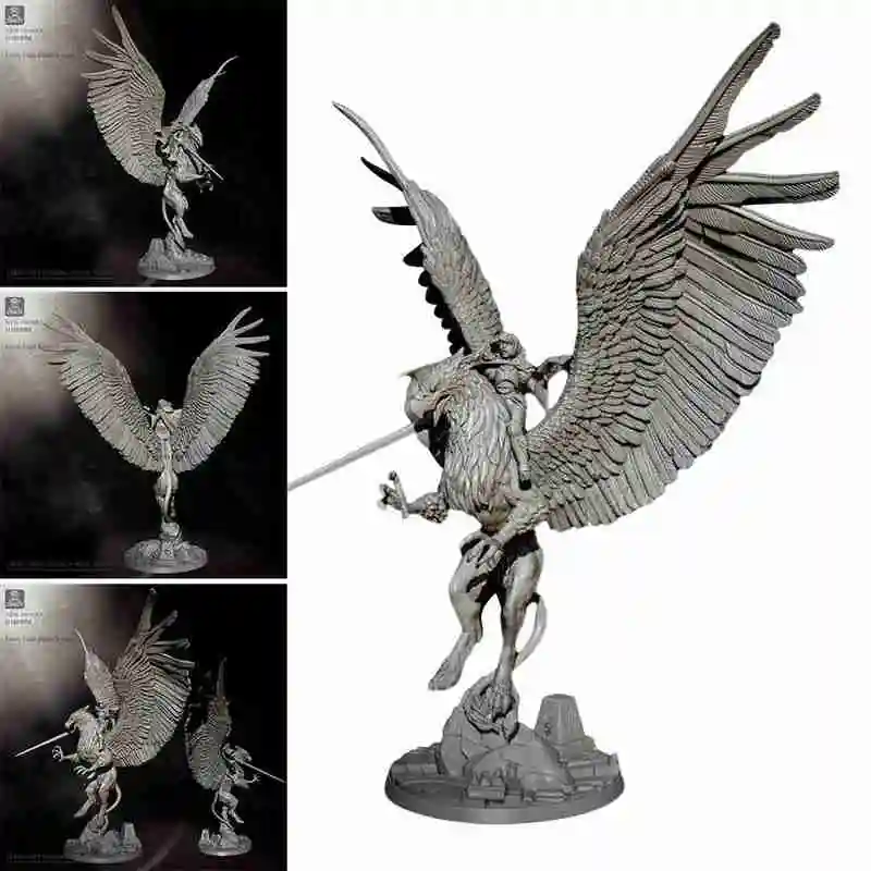 

180mm Warhawk Female Knight Resin Soldier