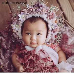 Цветочный Чепчик для новорожденных от 0 до 10 лет, для детей и родителей