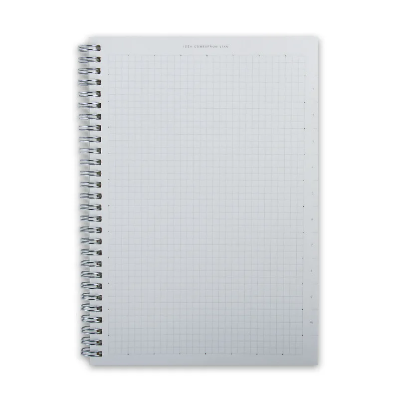B5Spiral book coil notebook To Do мелкая миллиметровая бумага в горошек дневник блокнот для