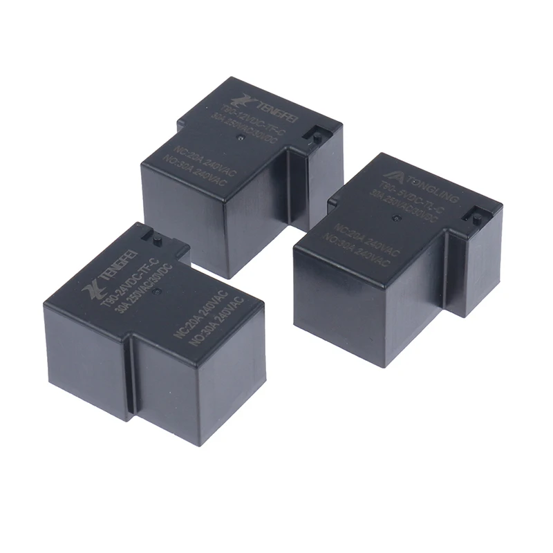 

1 шт. реле мощности 5 в 12 В 24 в 30 А 5-контактное реле T90