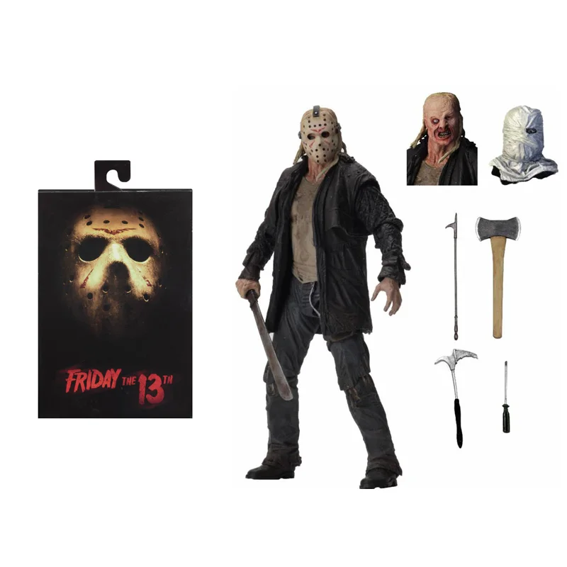 NECA Jason 2009 Делюкс издание Пятница 13-й 7-дюймовый подвижный | Игрушки и хобби