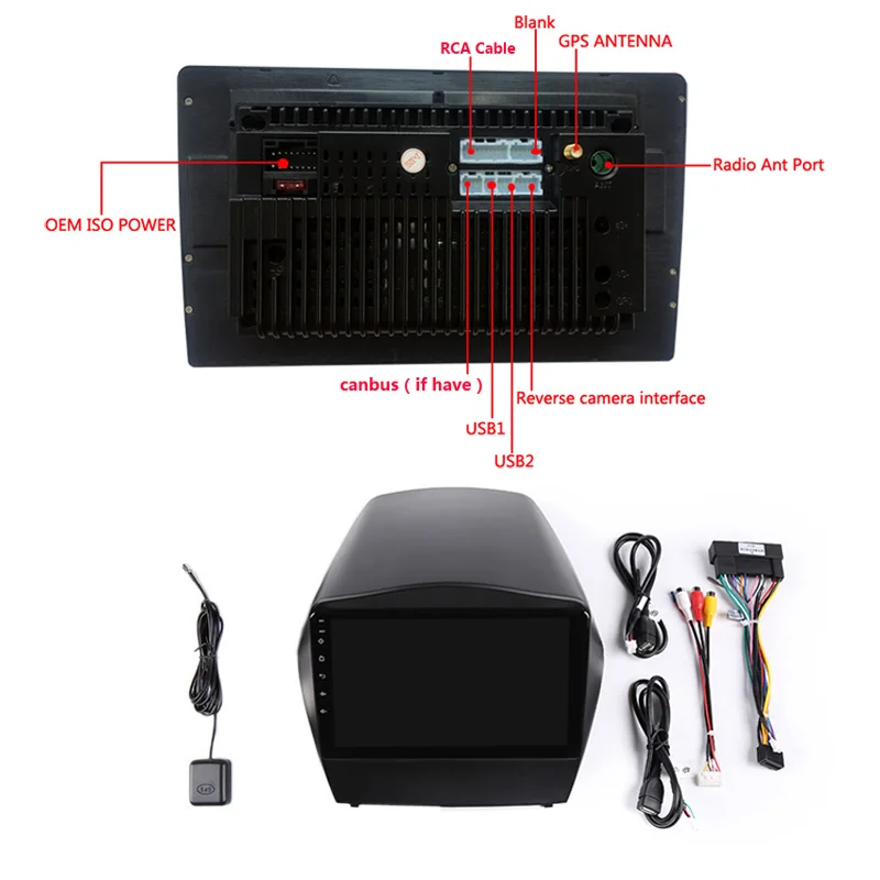 

2 din 8 core android 10 car radio auto stereo for Hyundai ix35 LM Tucson 2 2010 11 - 2015 navigation GPS DVD Multimedia Player